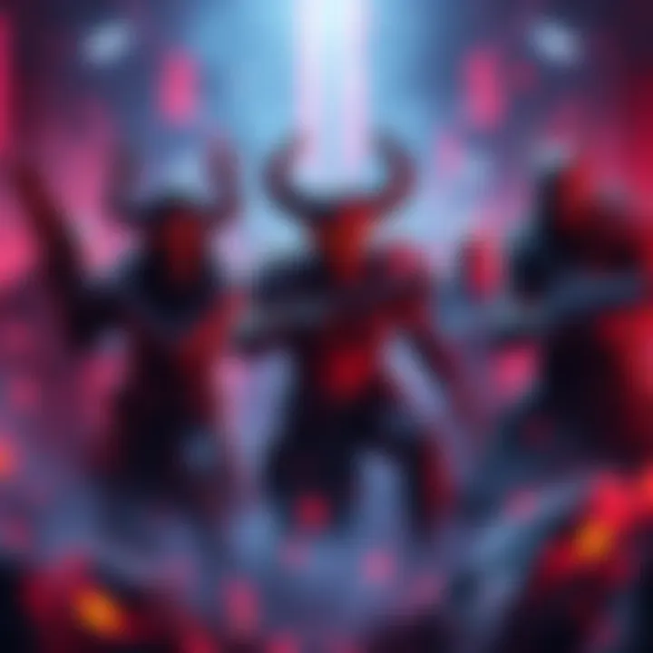 Wicked Bloodline characters preparing for a major upgrade in gaming, showcasing their new abilities and enhancements.