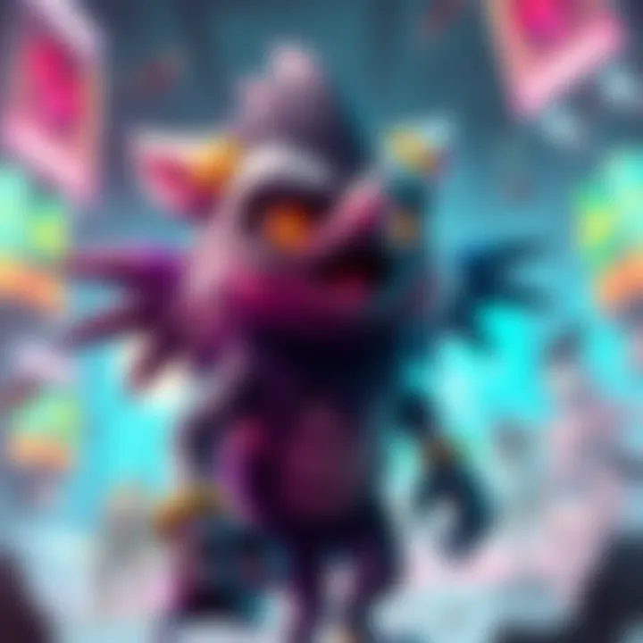 A new Pengureze character in a colorful gaming environment, exciting fans with its unique design.