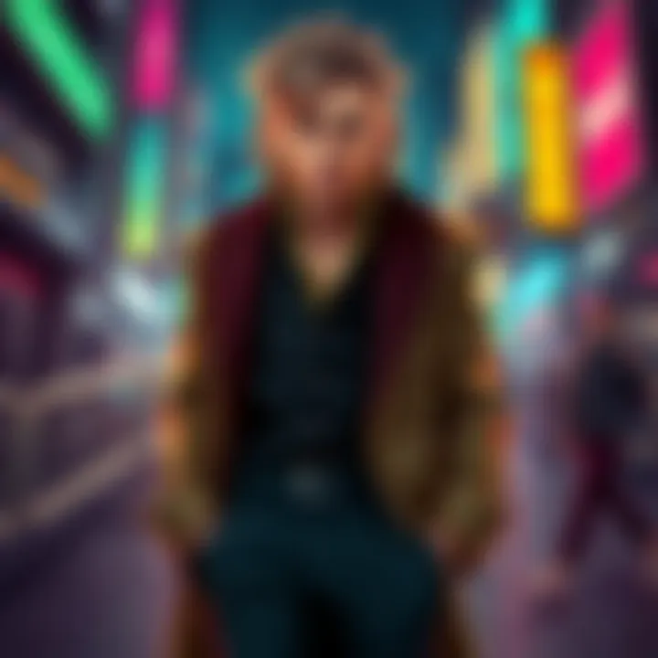 William Zeppeli standing confidently William Zeppeli with a cool expression, wearing a stylish outfit, showcasing his charm and charisma