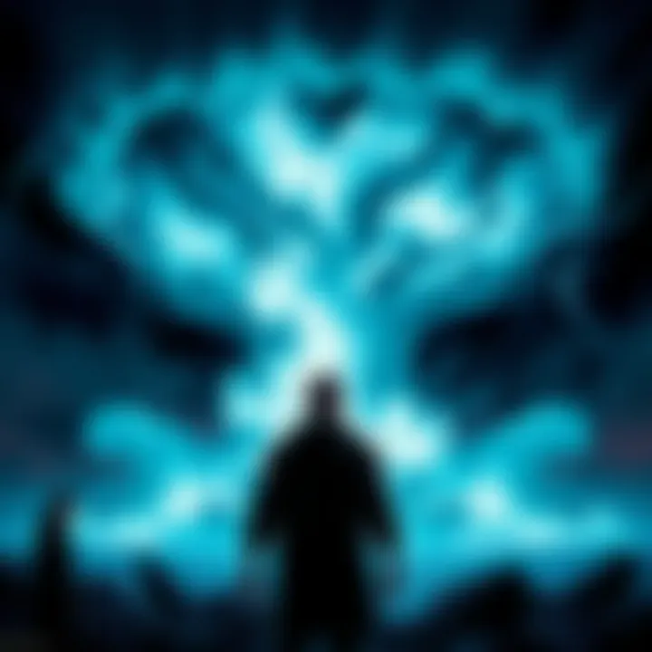 Wimo looks worried as he stands alone before a dark and stormy backdrop, symbolizing the Adam + Poseidon treatment looming over him.