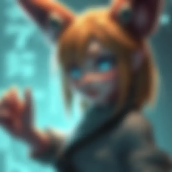 Art depicting Winry Rockbell transformed into a Homunculus, showcasing unique design elements and features.