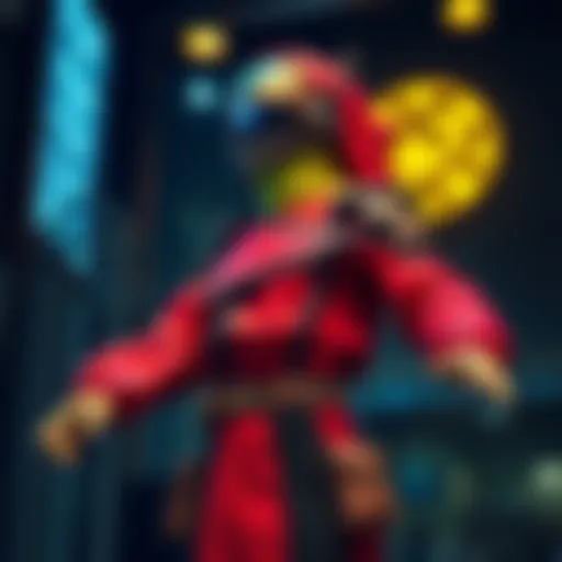 A colorful and detailed Wonder of U costume displayed, showcasing its unique design and features.