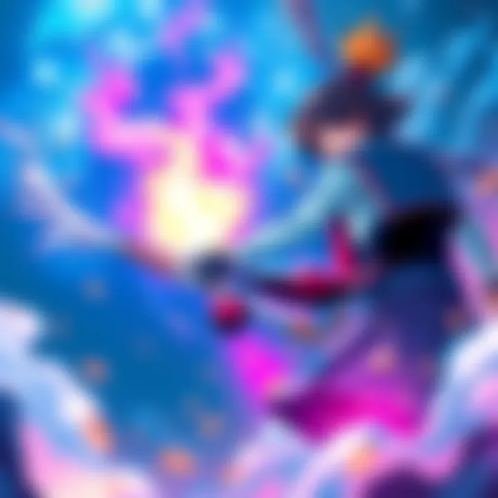 A glimpse of the manga Working for God in a Godless World featuring a character in a fantasy setting with vibrant colors and action elements