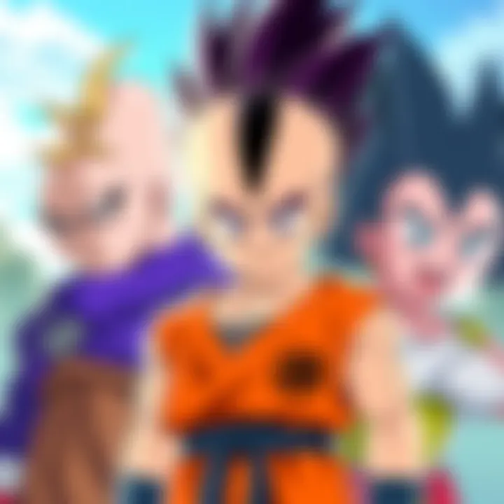 A collage featuring Kid Chichi, Beast Gohan, and Baby Vegeta showcasing their less favored designs among fans.