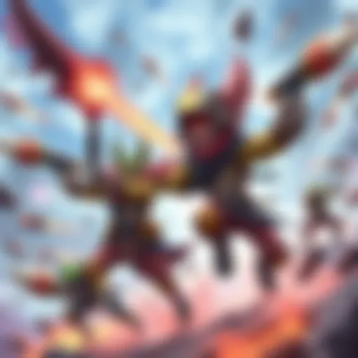 Wranky and HIMbei in action Wranky and HIMbei characters battling in a vibrant game scene, showcasing their strength and team dynamics