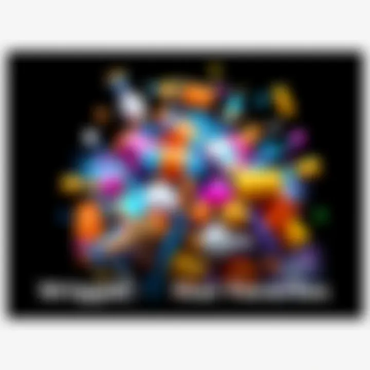 A colorful graphic showing various popular items being jumbled together, symbolizing a shift in personal favorites.