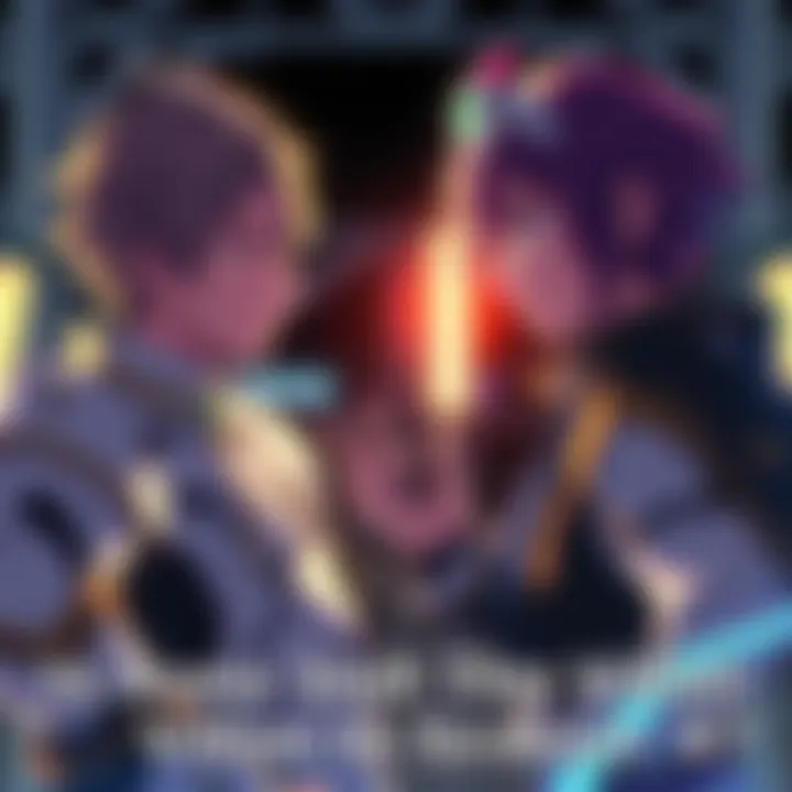 Xeno and Senku engage in a discussion, showing a mix of tension and understanding between them.