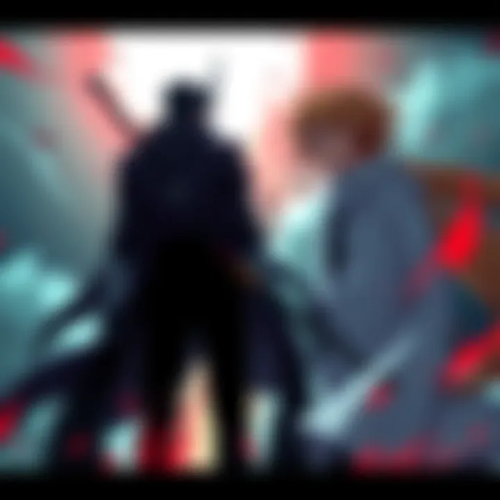 Yamamoto stands firm, sensing the dark presence of Yhwach within Ichigo, who appears troubled and conflicted.