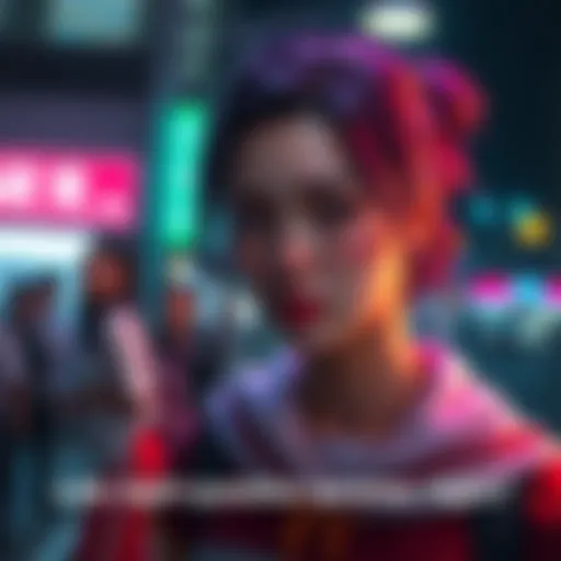 Yandere AZKi with a curious expression, questioning fans about why they are home late at night