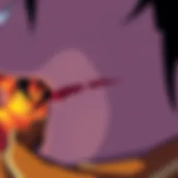 A detailed look at a character's neck showing a distinctive human bite mark