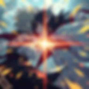 Yorrichi and Sukuna face each other, showcasing Yorrichi's speed against Sukuna's defense in a fierce confrontation.