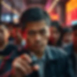 Yoru Facing Fraud Allegations Yoru under scrutiny for serious fraud claims, with concerned supporters in the background