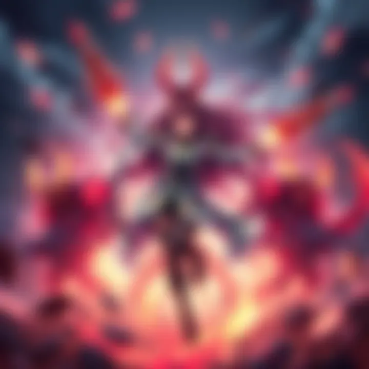 Yoru uses her powers to summon the Gun and Tank Devils while leaving out the Bomb Devil Reze, signifying a strategic choice in a chaotic battlefield.