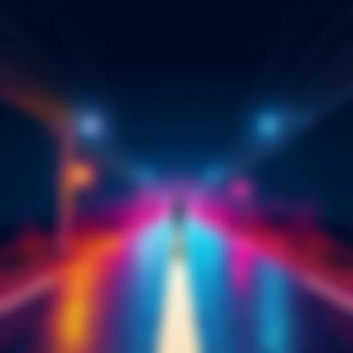 Yoshia as a Switch A person standing at a crossroads, symbolizing the role of influence and interaction, with two paths representing different social dynamics.