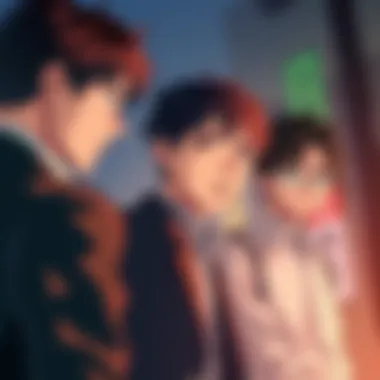 Yoshida disappearing from the story, with Denji looking confused and concerned in the background