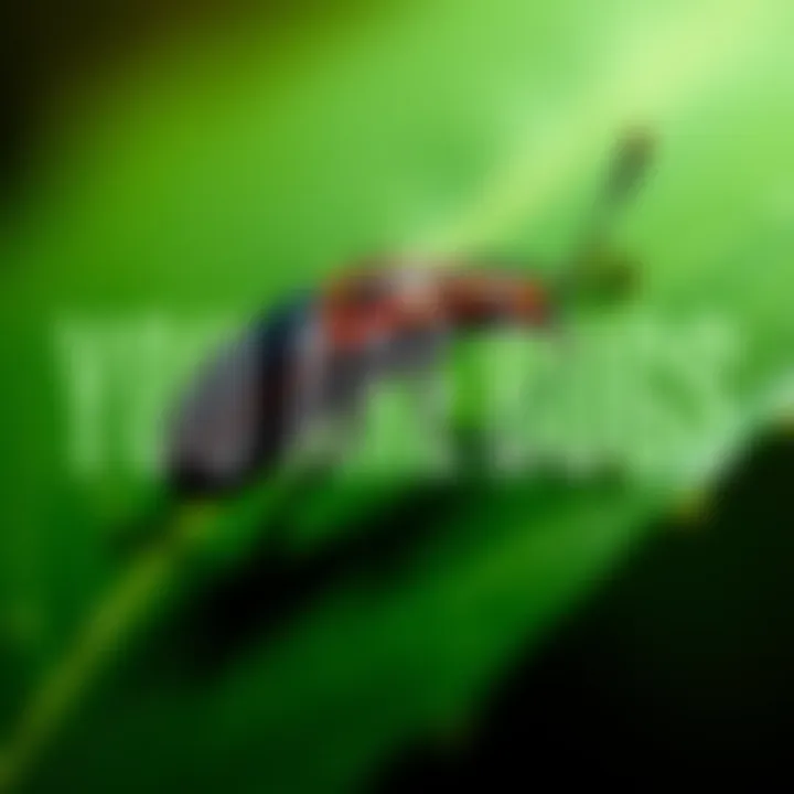 A close-up of a bug crawling on a leaf with the phrase 'You Are Bugs' in bold letters overlaying the image.