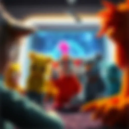 YouTube Ads for Hololive Dreams Colorful characters from the Hololive Dreams project featured in a YouTube advertisement