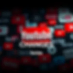 A collage showing various YouTube logos and content types, representing recent changes and challenges on the platform.