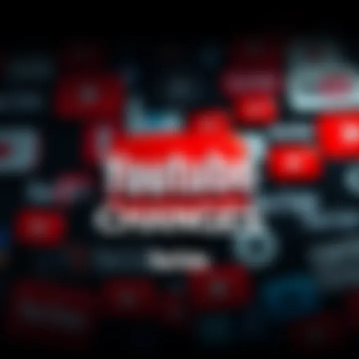 A collage showing various YouTube logos and content types, representing recent changes and challenges on the platform.