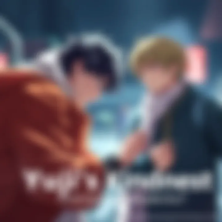 Yuji helping a friend in need, showcasing his caring nature