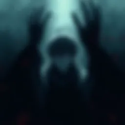 A visual representation of Yuji surrounded by dark shadows, symbolizing the impact of the abuse curse on the community.
