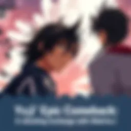 Yuji stands confidently with a determined expression as he speaks to Mahito, showing his growth and strength in the scene.