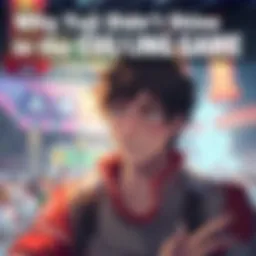 A scene showing Yuji with a frustrated expression while watching strong fighters like Maki and Yuta succeed in battle, highlighting his struggles.