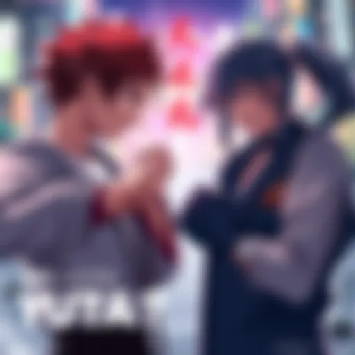 Yuji and Maki prepare for an intense battle in the Shinjuku Showdown arc, showcasing their fighting stance and determination.