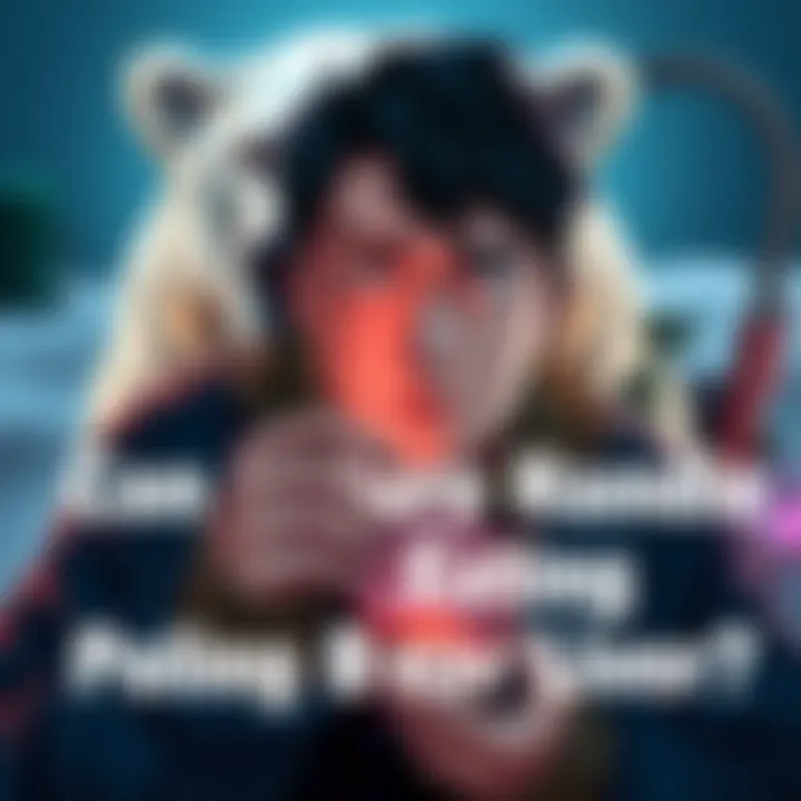 A character resembling Yujiro looks uncertain while holding a piece of polar bear liver, with a polar bear in the background