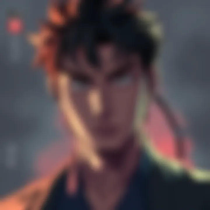 Yujiro without glaze Yujiro character depicted in a raw, unglazed style, showcasing distinct features and expressions without shiny effects.