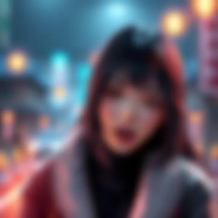 Yuka looking surprised with fiery expression while resembling Yuta, showcasing a funny moment in a relationship