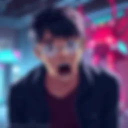 Yuri Reacts to Loid's Secret Yuri looking shocked as he learns about Loid's true identity, with a surprised expression on his face.