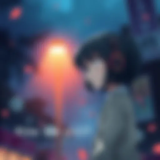 Yuta looks conflicted while standing in front of a girl in distress, contemplating his choice not to summon Rika for help.