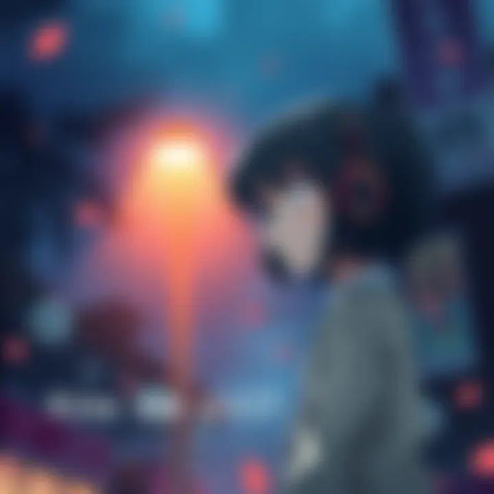 Yuta standing in front of a girl looking worried Yuta looks conflicted while standing in front of a girl in distress, contemplating his choice not to summon Rika for help.