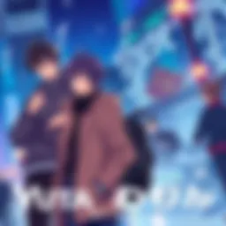 Yuta stands beside Tengen, both looking determined, while Yuki prepares to leave for Sendai in the background.