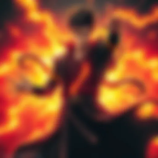 Yuta stands confidently, surrounded by dark energy, showcasing his ultimate cursed techniques and immortality, with a fierce expression of strength.