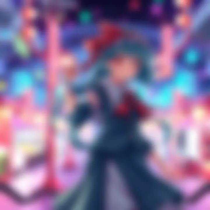 Yuuka, a character from Touhou 20, stands ready for action in a vibrant environment, showcasing her unique abilities and charm.