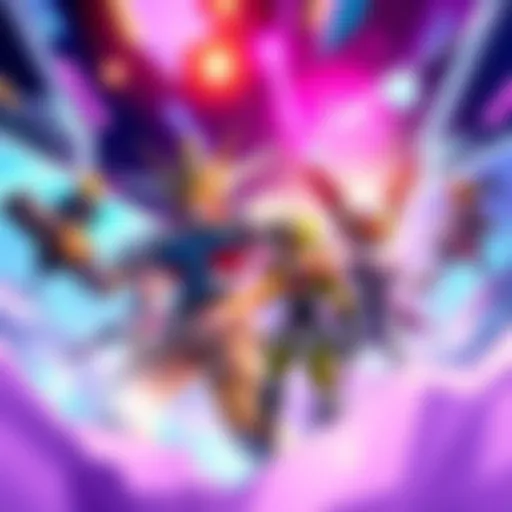 Colorful animation of Z Units Vibrant scene showcasing characters from Z Units in a dynamic animated style inspired by Daima Episode 1