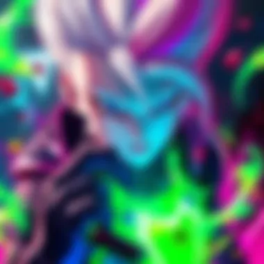 Fresh artwork of Zamasu showcasing vibrant colors and dynamic pose, capturing fans' attention on forums.