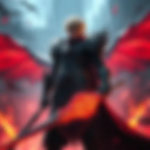 Zanark stands confidently in an action-packed scene from the Final Chronicle trailer, ready for battle.