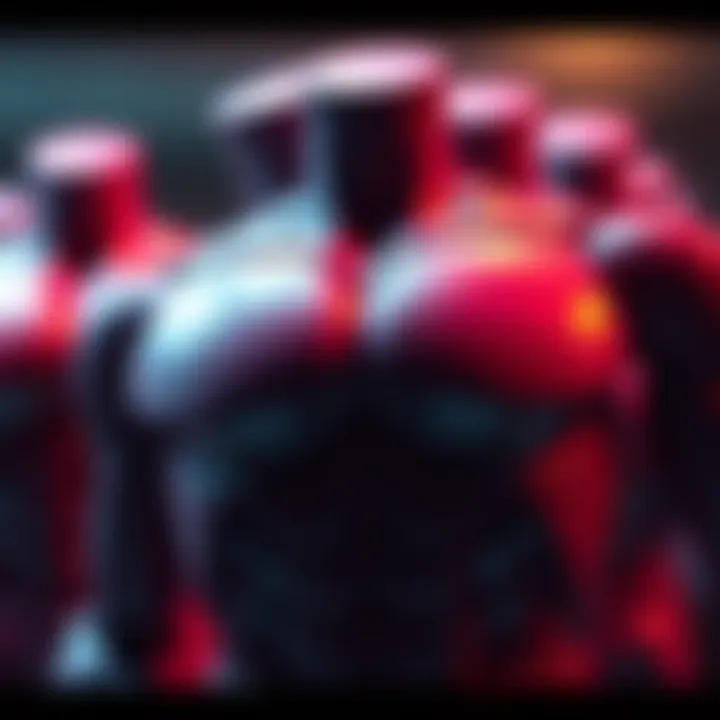 Zankas torso assembly issue A close-up of Zankas torso figures showing internal bumps preventing proper fitting together