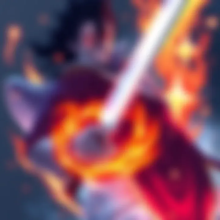 An artist's drawing of a unique Zanpakuto featuring distinctive weapon type and special abilities, showcasing creativity and imagination.