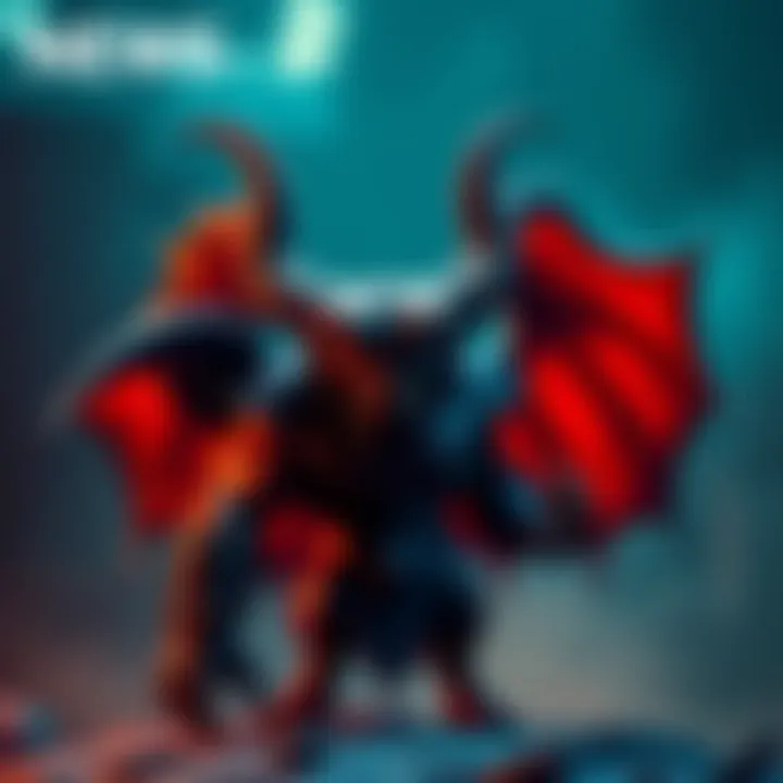 Zodd stands with one oversized horn, looking fierce and imposing, showing the contrast with his previously equal horns.