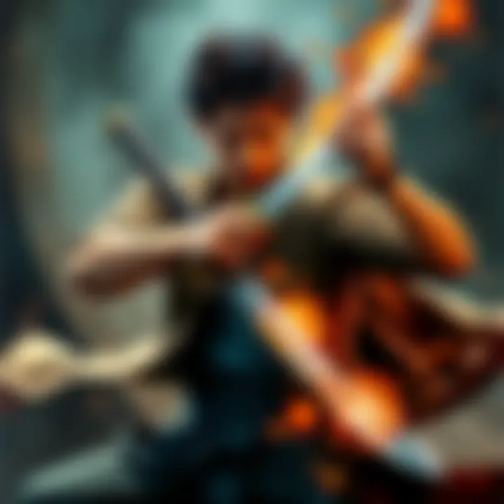 Mackenyu as Zoro showcasing his three sword style, blending action and drama on screen