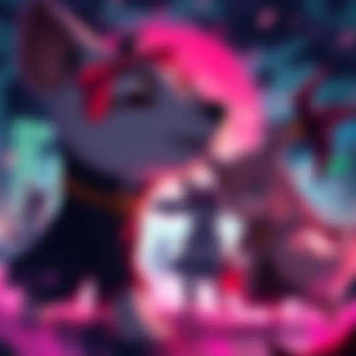 Zwei the dog summons friends for help, causing chaos as RWBY villains react in surprise.